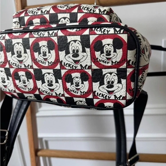 Loungefly Disney Parks Mickey Mouse Club Mini Backpack - Like New- Black & White - Picture 6 of 14